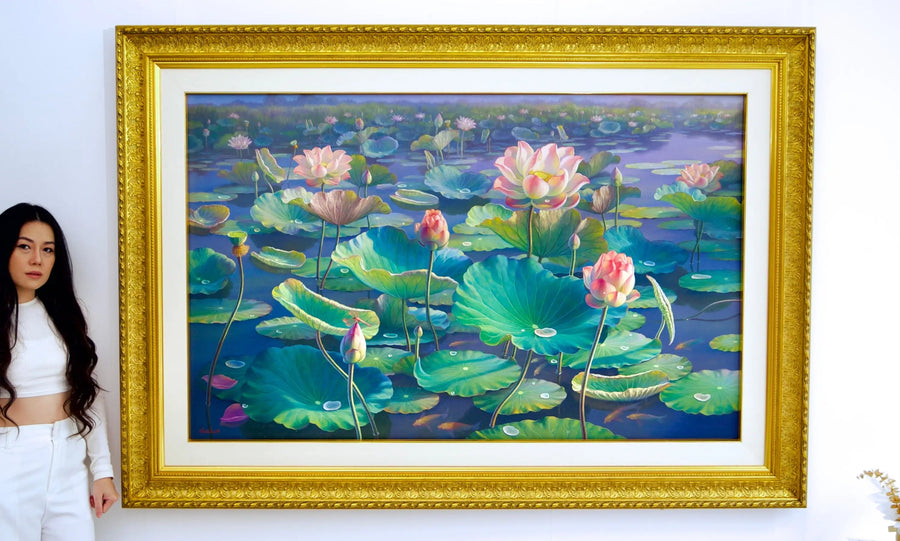 Die Seerosen II | 160 x 100 cm