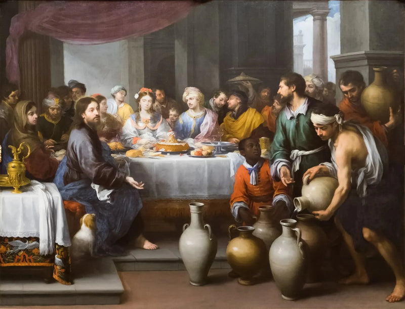 Die Hochzeit zu Kana - Bartolomé Esteban Murillo