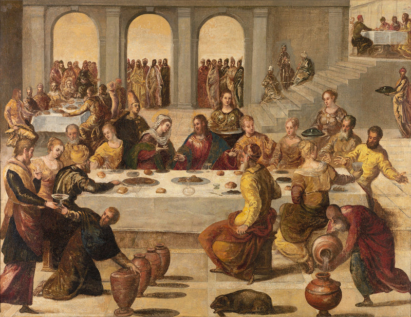 Die Hochzeit zu Kana - Jacopo Tintoretto