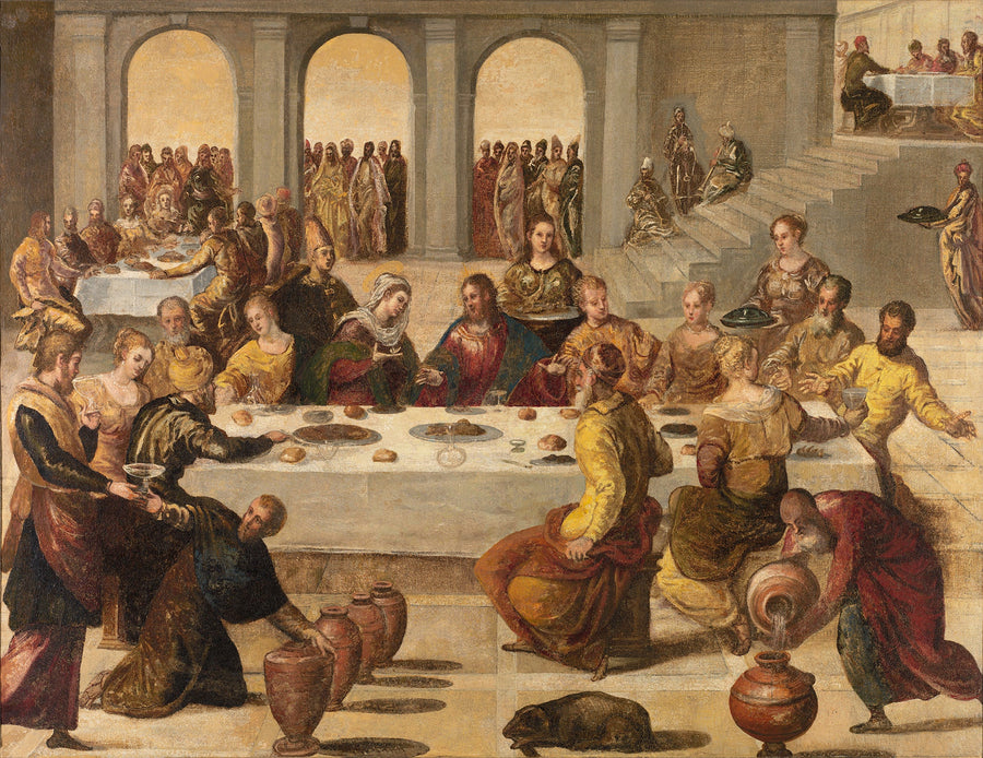 Die Hochzeit zu Kana - Jacopo Tintoretto