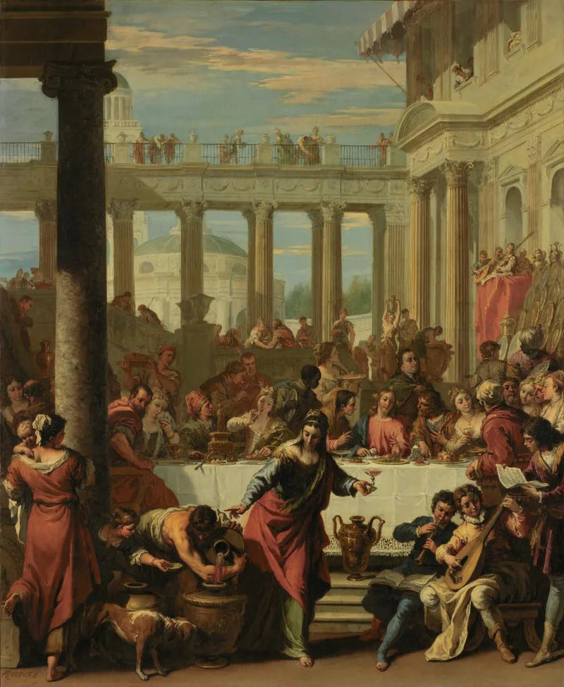 Die Hochzeit zu Kana - Sebastiano Ricci