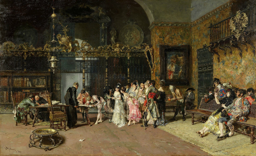 Les Noces - Mariano Fortuny Marsal image 1 copie peinte à la main à l’huile