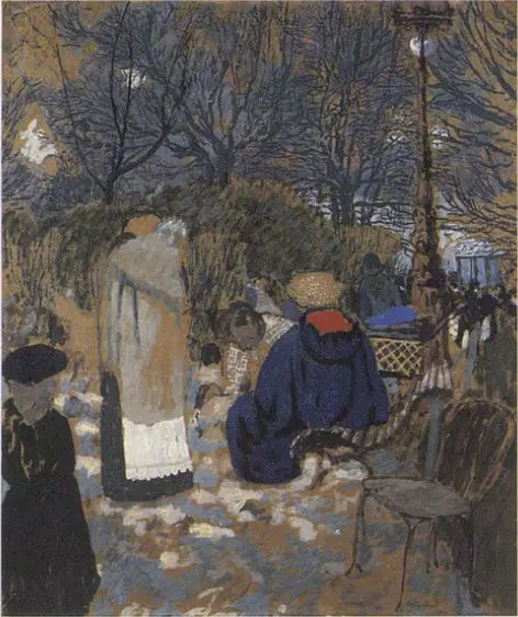Die Stillenden im Square des Batignolles - Édouard Vuillard