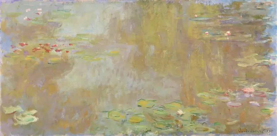 Die Seerosen in Giverny - Claude Monet