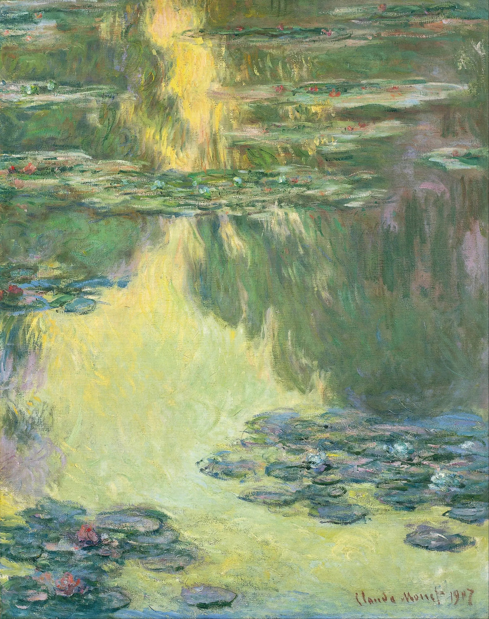 Les Nymphéas - Claude Monet image 1 tableau peint à l’huile sur toile