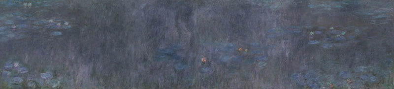 Die Seerosen: Spiegelungen von Bäumen - Claude Monet