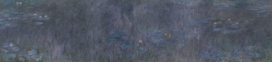 Die Seerosen: Spiegelungen von Bäumen - Claude Monet
