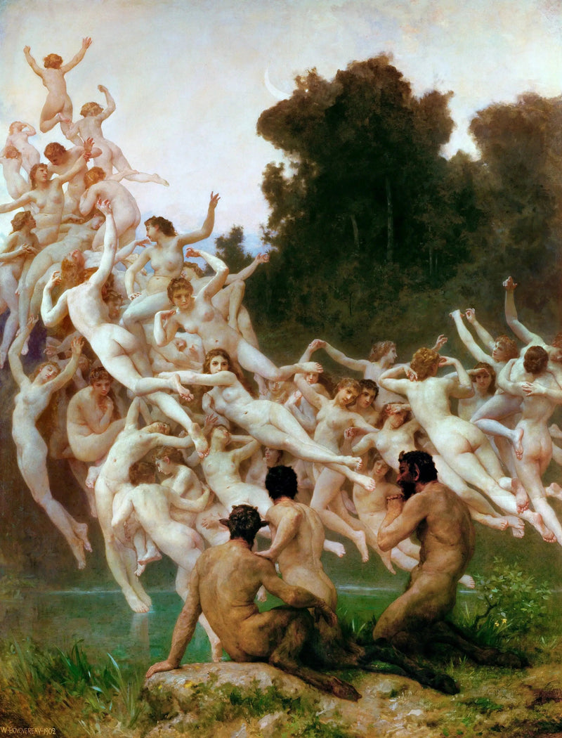 Die Oréaden - Bouguereau