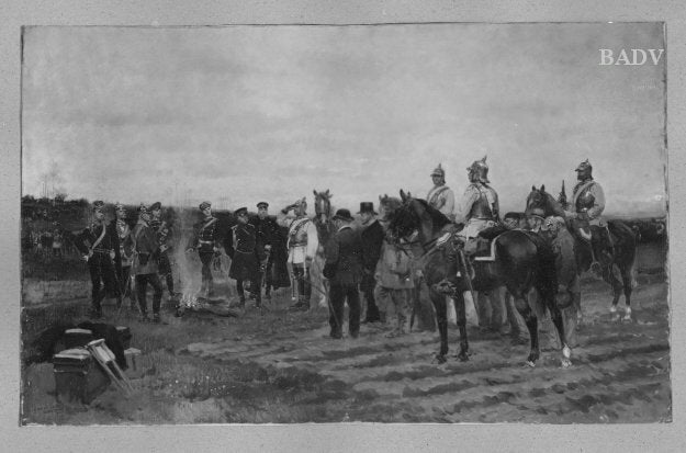 Die Geiseln, Souvenir aus der Kampagne 1870-71 - Édouard Detaille