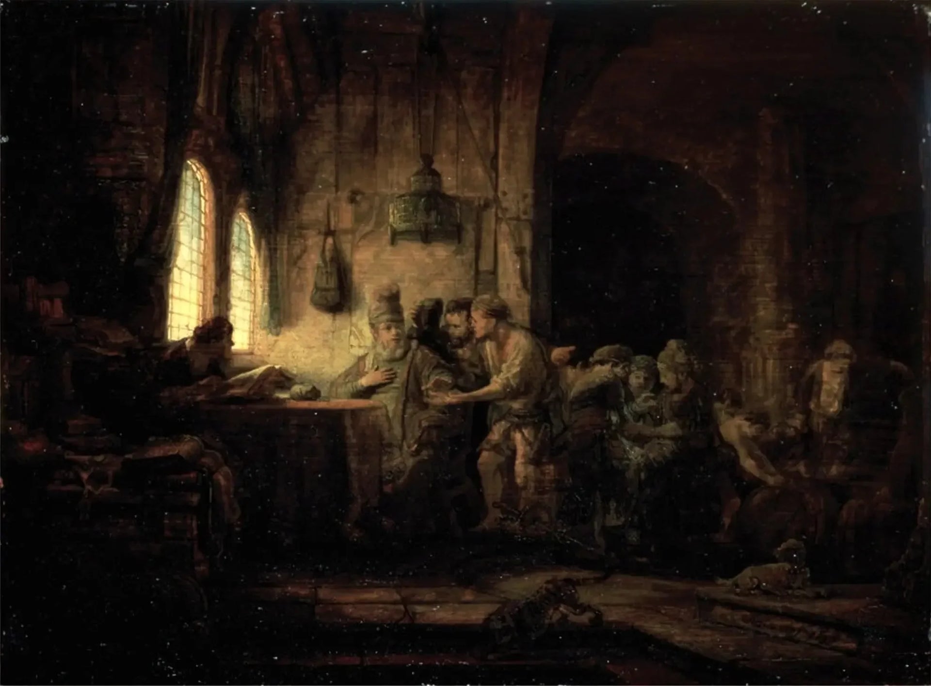 Les Ouvriers de la onzième heure - Rembrandt image 1 reproduction artisanale de tableau