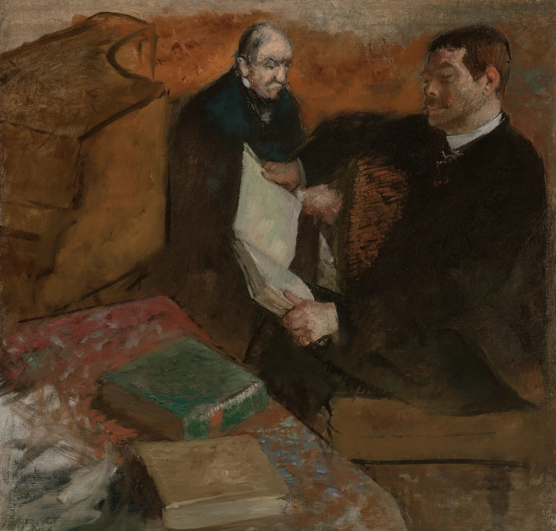 Die Heiden und der Vater von Degas - Edgar Degas