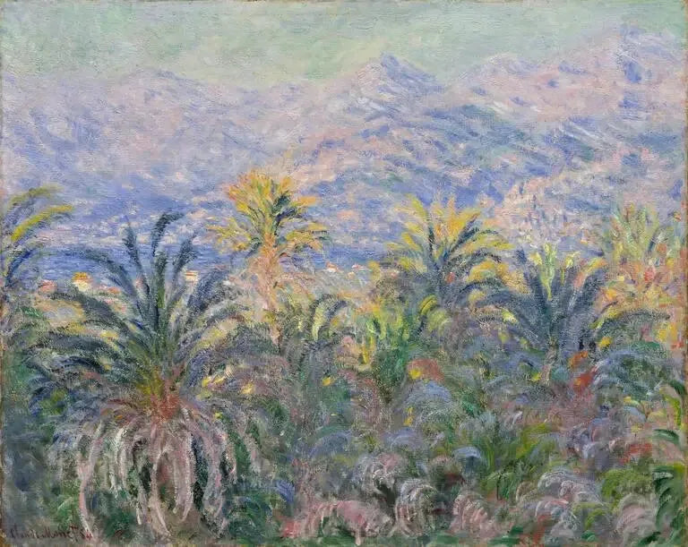 Die Palmen von Bordighera - Claude Monet