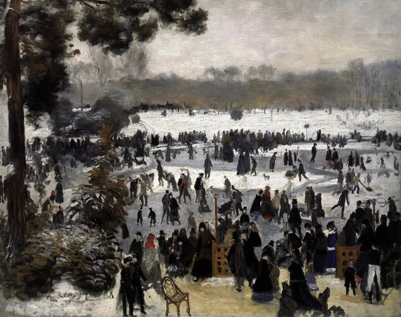 Die Schlittschuhläufer im Bois de Boulogne - Pierre-Auguste Renoir