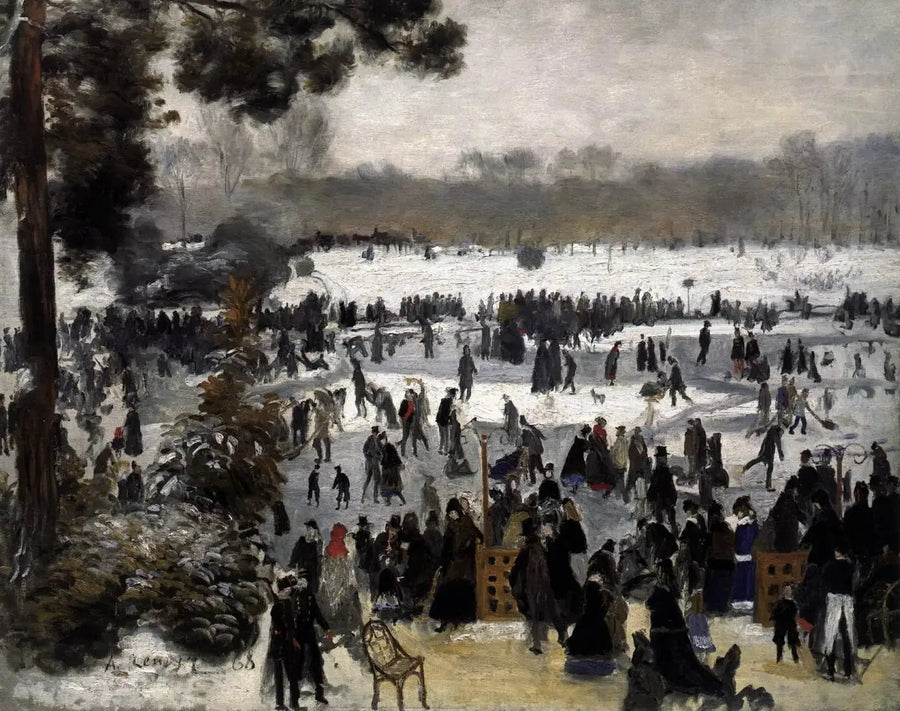 Die Schlittschuhläufer im Bois de Boulogne - Pierre-Auguste Renoir