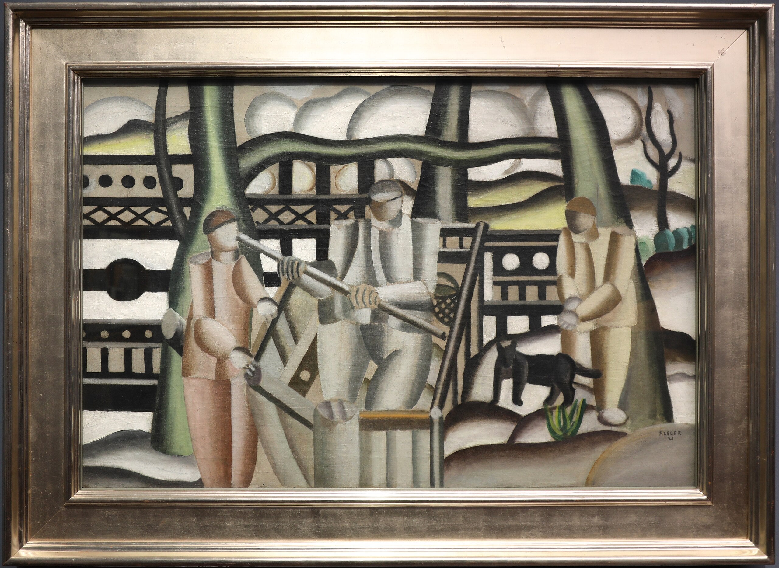 Les pêcheurs - Fernand Léger image 1 reproduction réalisée par Alpha Reproduction