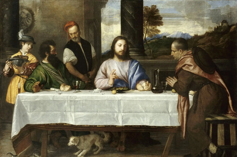 Die Pilger von Emmaus - Titian