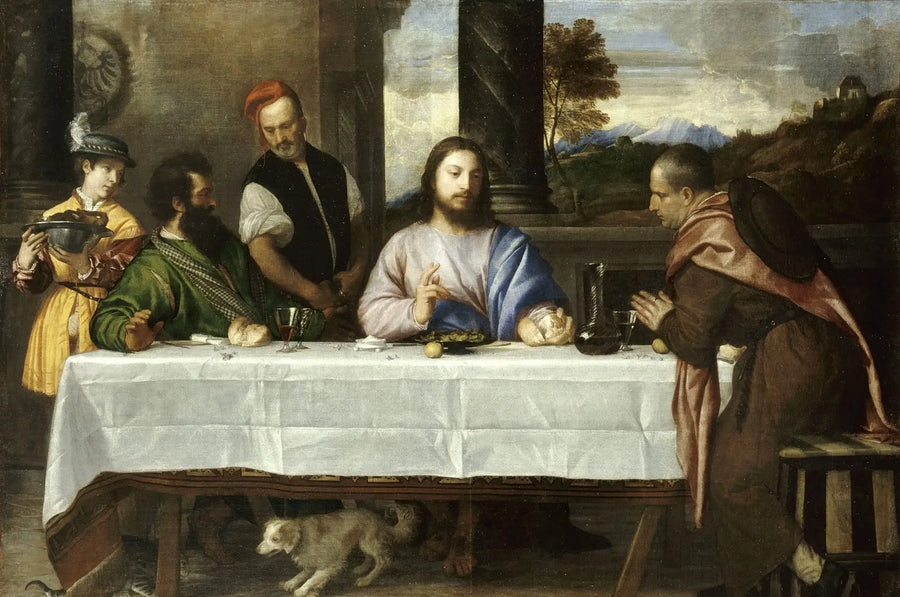 Die Pilger von Emmaus - Titian