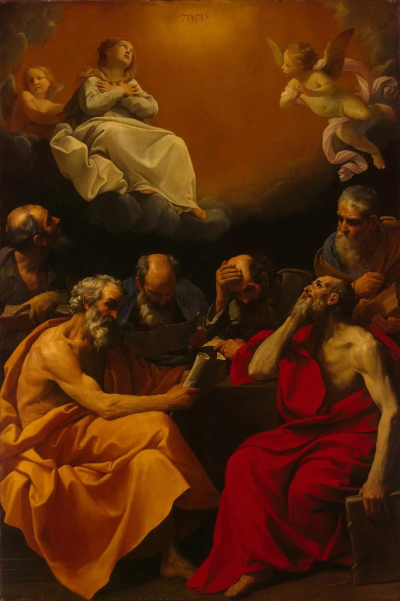 Die Väter der Kirche bestreiten das Dogma der Unbefleckten Empfängnis - Guido Reni