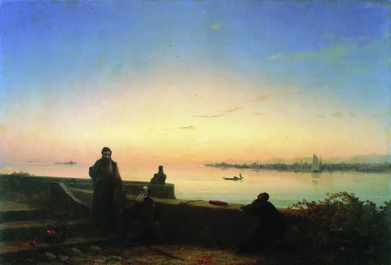 Die Mekhitaristenväter auf der Insel Lazare, Venedig - Ivan Aïvazovski