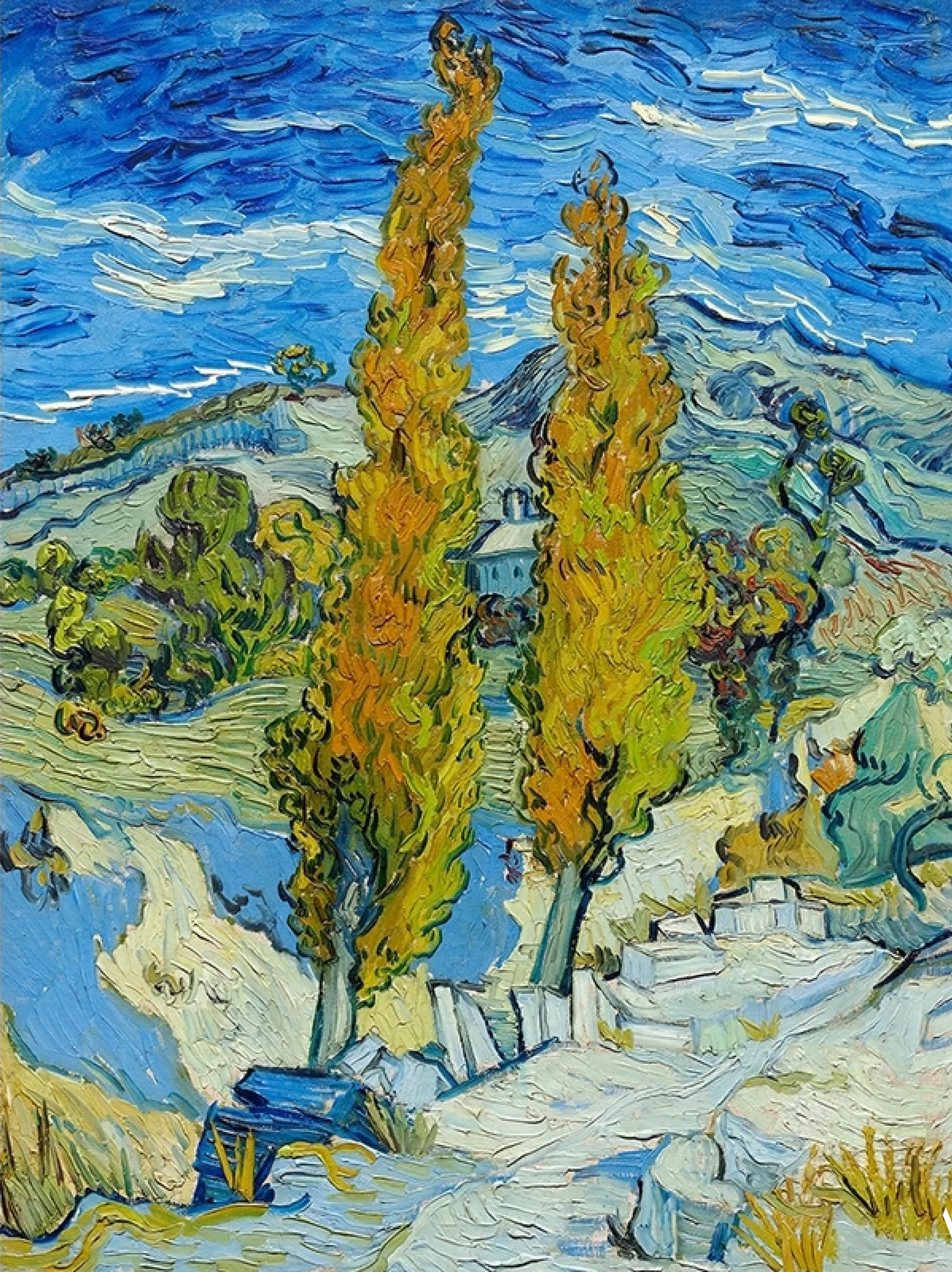 🌳 Die Pappeln in Saint-Rémy – Vincent van Gogh (1889)