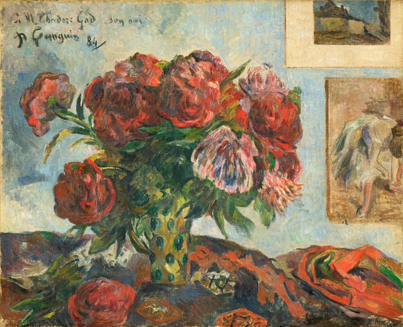 Die Pfingstrosen I - Paul Gauguin