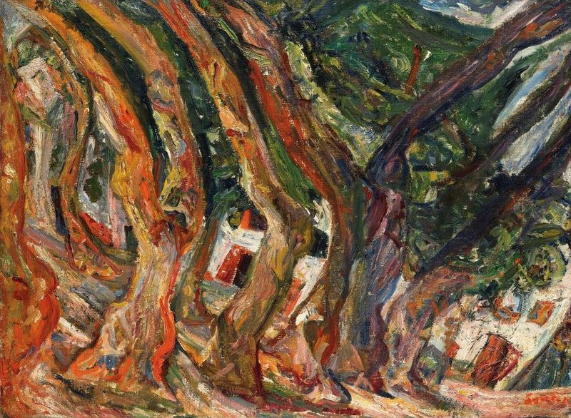 Die Platanen in Céret - Chaim Soutine