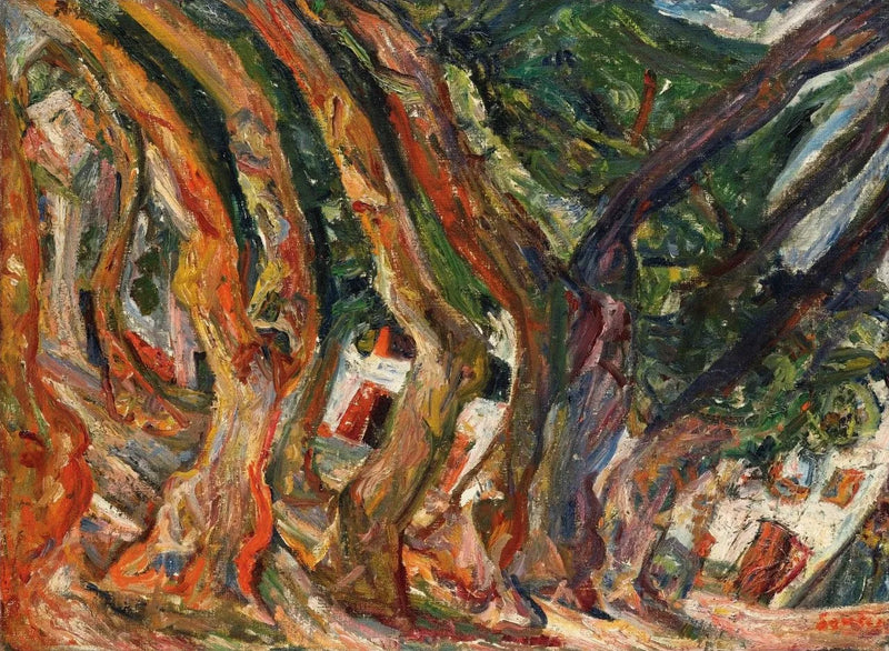 Die Platanen in Céret - Chaim Soutine