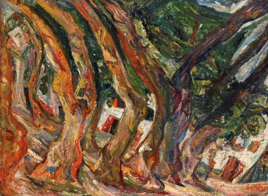 Die Platanen in Céret - Chaim Soutine
