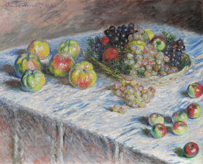 Die Äpfel und die Trauben - Claude Monet