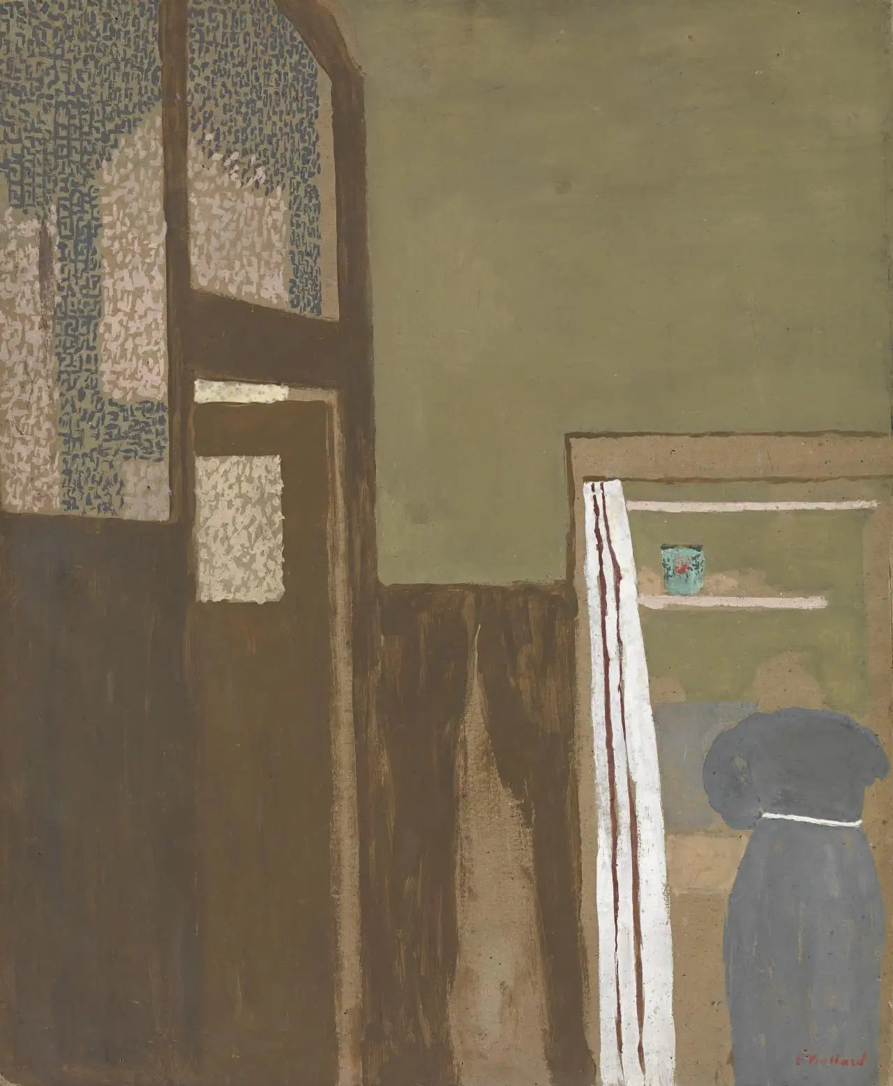 Les portes - Édouard Vuillard image 1 copie peinte à la main à l’huile