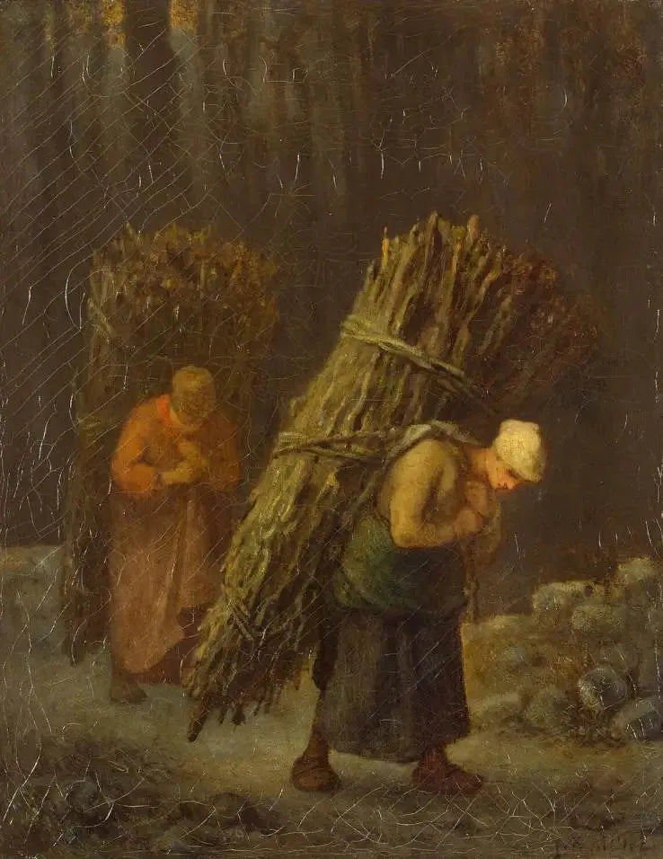 Die Holzsammlerinnen - Jean-François Millet