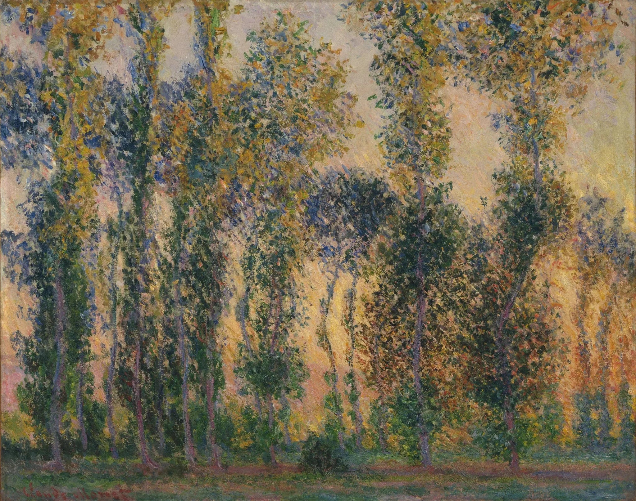 Les poulpes à Giverny, le lever du soleil - Claude Monet image 1 copie de tableau peinte à la main