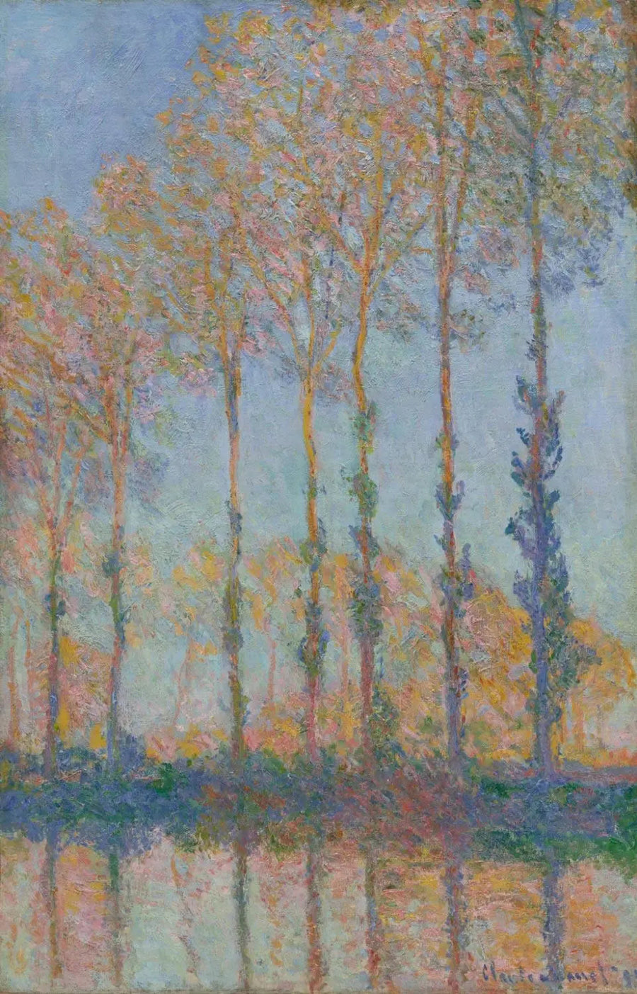 Die Kraken am Ufer der Epte - Claude Monet