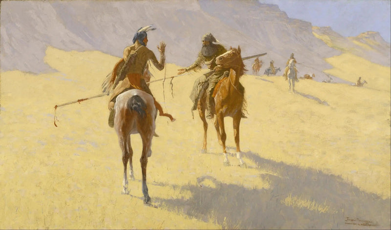 Die Verhandlungen - Frederic Remington