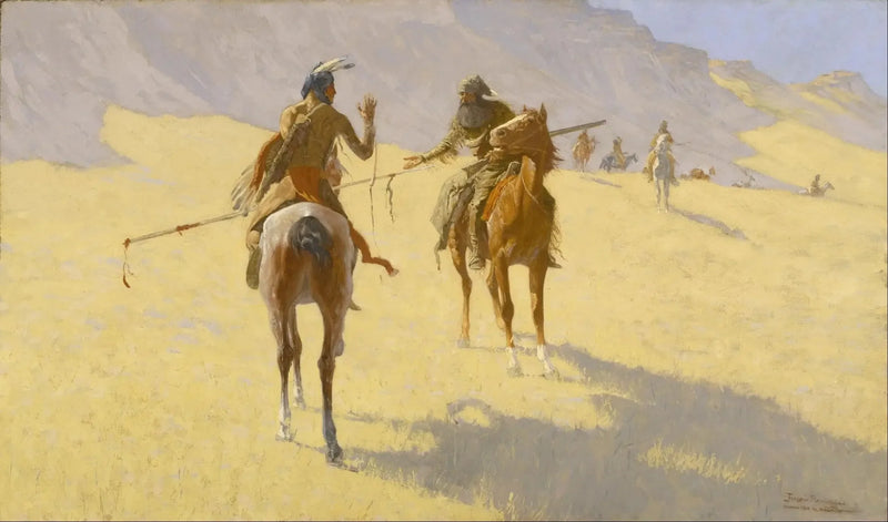 Die Verhandlungen - Frederic Remington