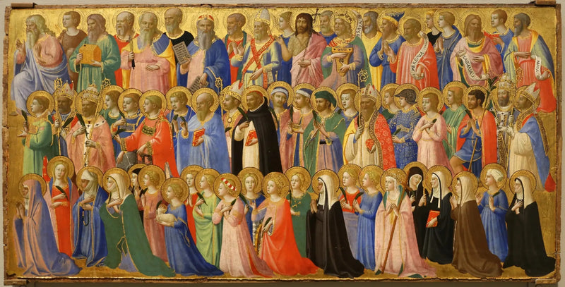 Die Vorläufer Christi mit den Heiligen und Märtyrern - Fra Angelico