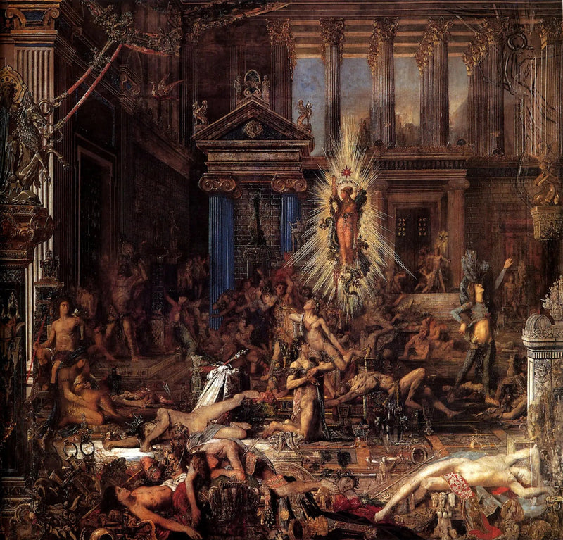 Die Bewerber - Gustave Moreau