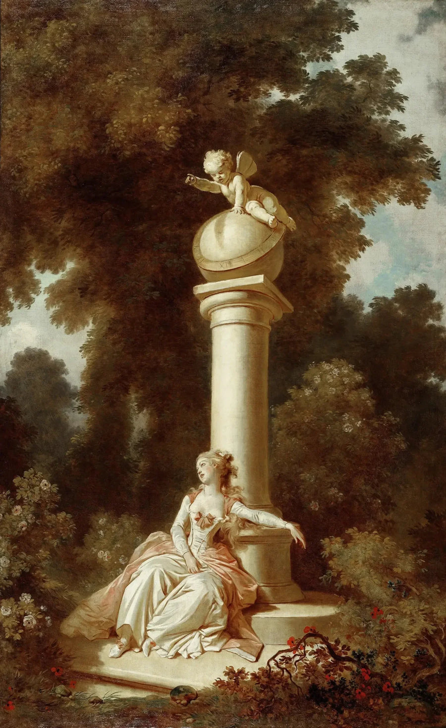 Die Fortschritte der Liebe : Träumerei - Jean-Honoré Fragonard