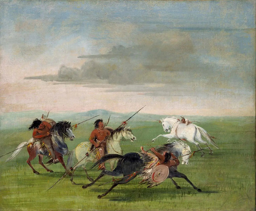 Die Reitkunst der Comanches - George Catlin