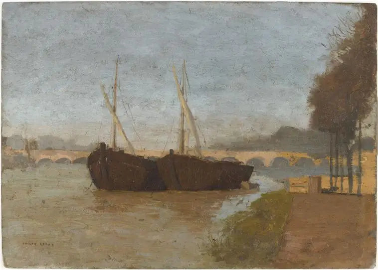 Die Quai in Bordeaux - Odilon Redon