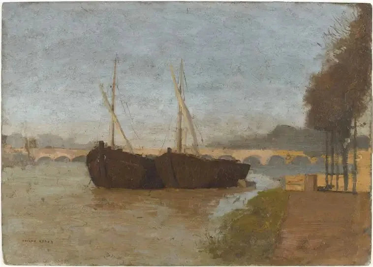 Die Quai in Bordeaux - Odilon Redon