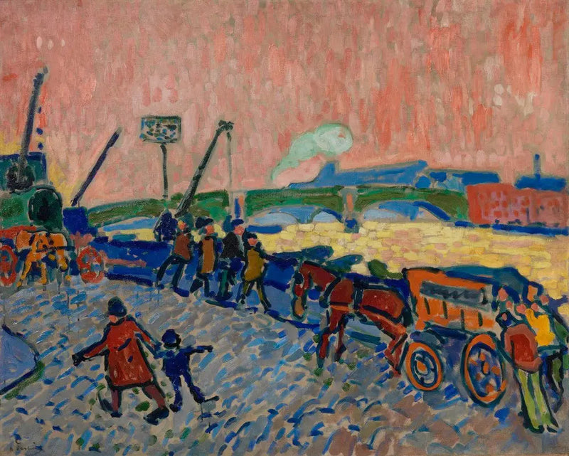 Die Ufer der Tamise - André Derain