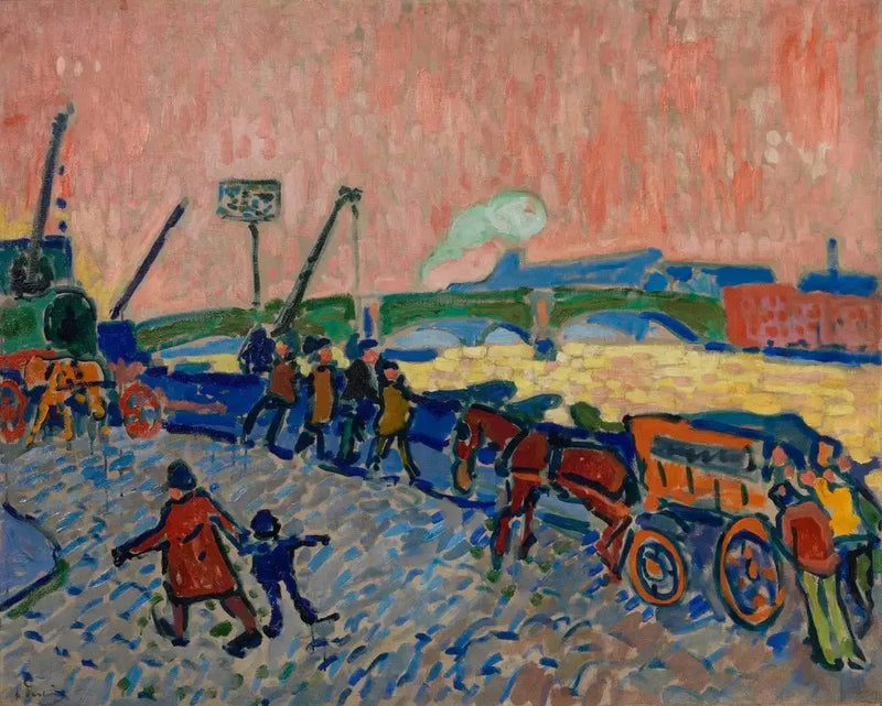 Die Ufer der Tamise - André Derain