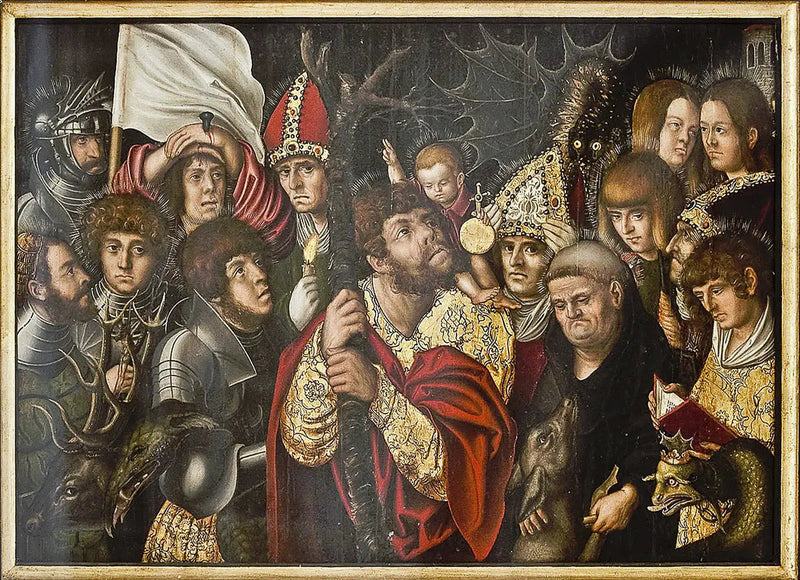 Die vierzehn Helfer in der Not - Lucas Cranach der Ältere
