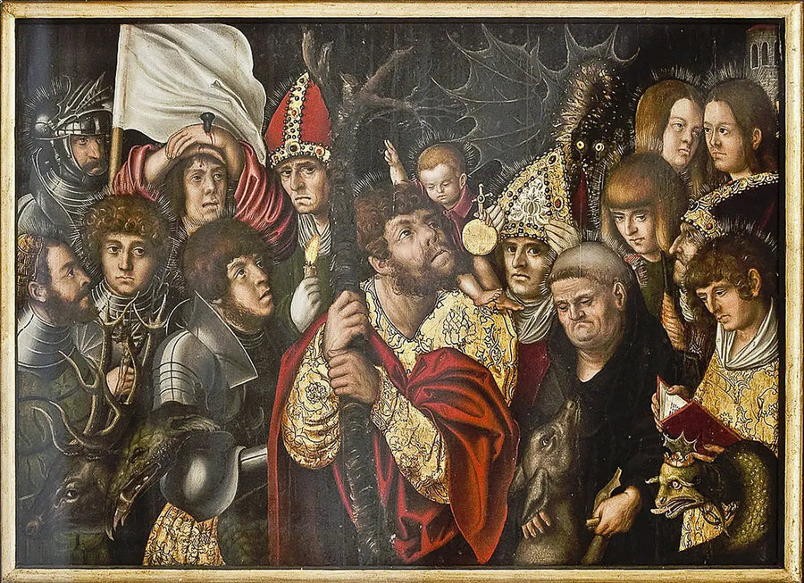 Die vierzehn Helfer in der Not - Lucas Cranach der Ältere