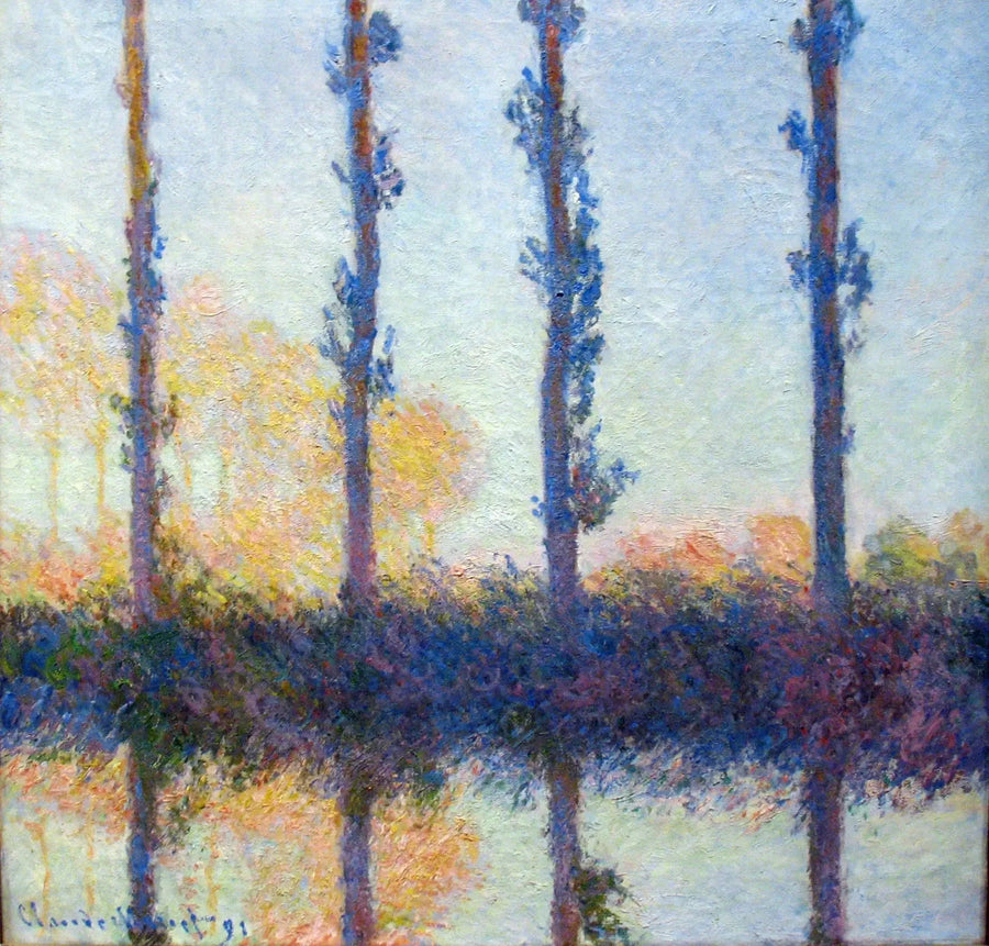 Die vier Bäume - Claude Monet
