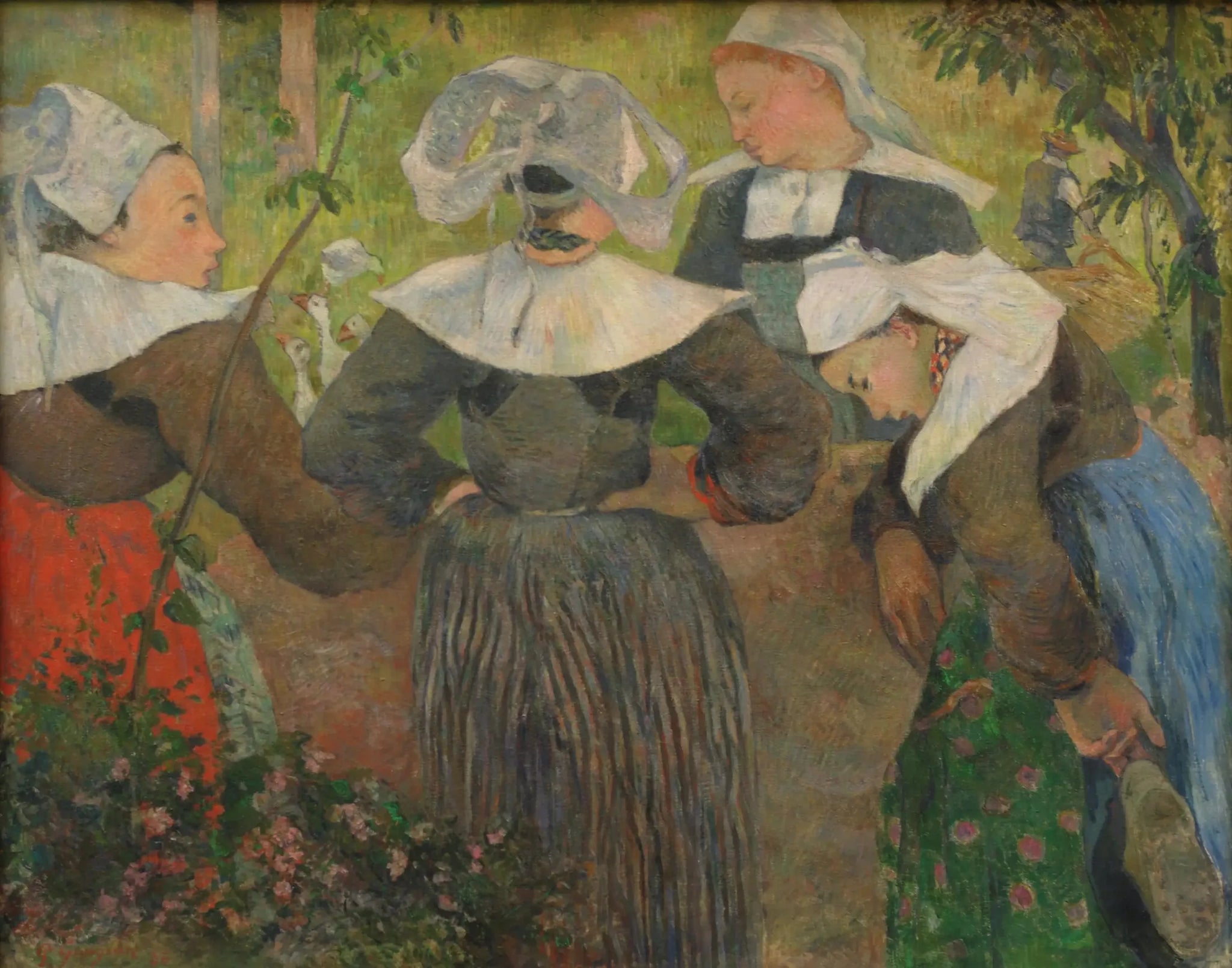 Les Quatre Bretonnes - Paul Gauguin image 1 reproduction réalisée par Alpha Reproduction