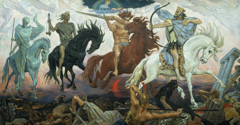 Die vier Reiter der Apokalypse - Viktor Vasnetsov