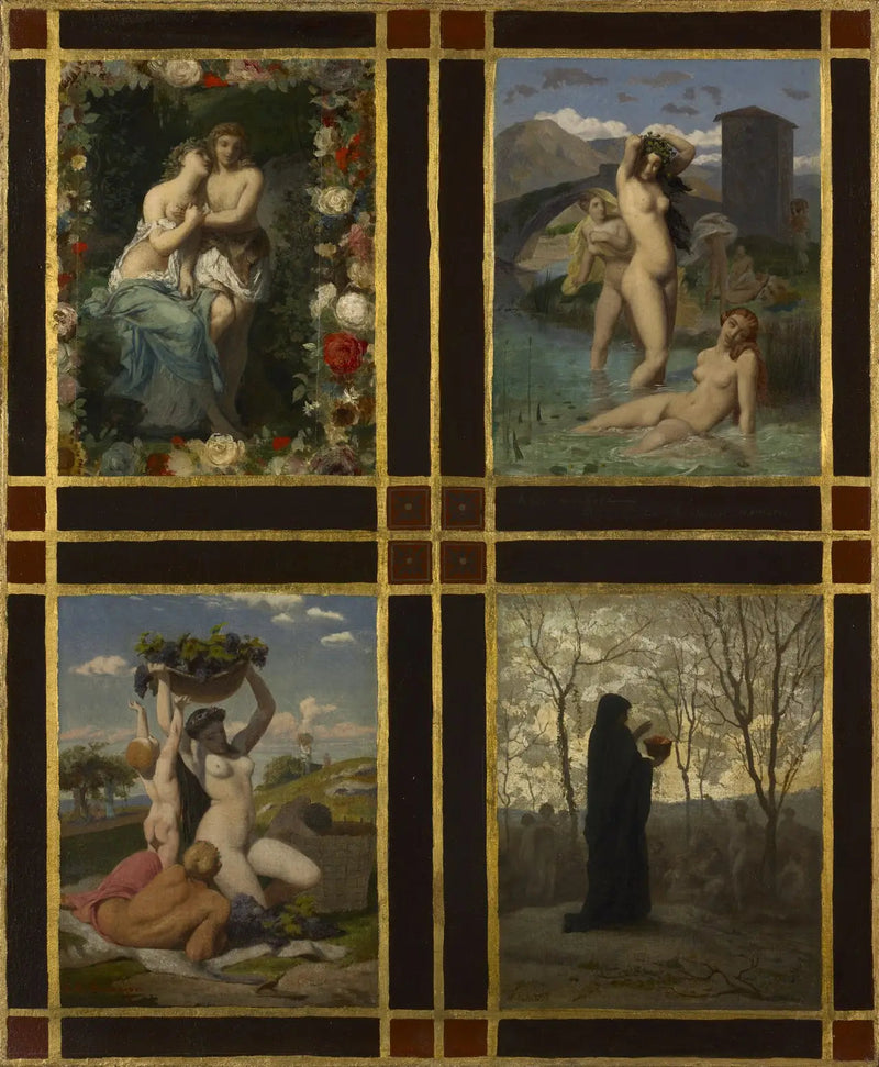 Die Vier Jahreszeiten - Jean-Léon Gérôme