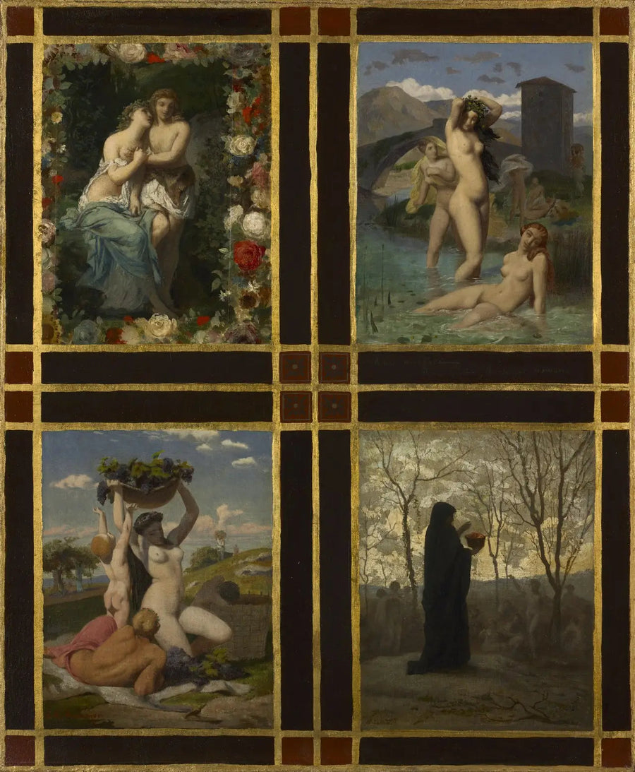 Die Vier Jahreszeiten - Jean-Léon Gérôme